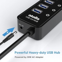 atolla 10-Port Powered USB 3.0 Hub