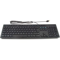 Dell Multimedia Keyboard Wired (UK Layout, Black)