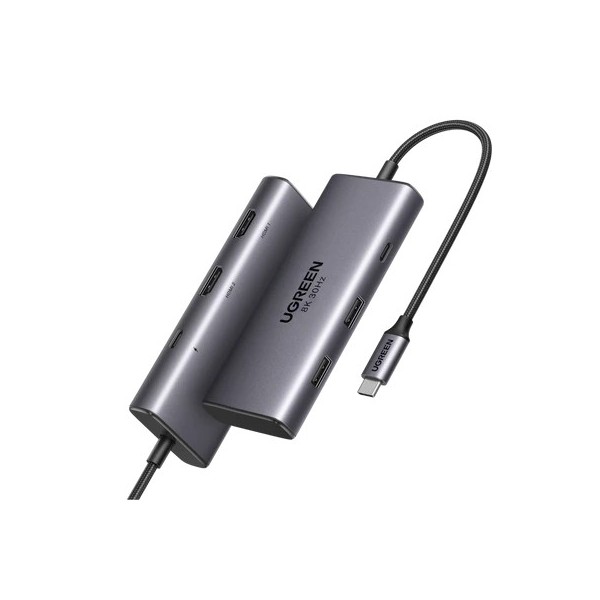 Ugreen Revodok 206 6-in-1 USB-C Hub (Dual HDMI, 8K@30Hz Single)